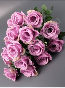 Москва***Букет роз Чайных 18гр 60см (крас бел лайм роз перс св-сир свек)