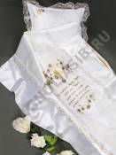 ***Комплект с молитвой шелк (2 предмета) 88*200см.