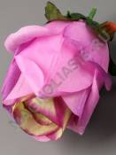 Роза полураскрытая Эверест неткан 5 сл 9,5см (бел крас борд перс сир лайм вишн-роз микс)/К