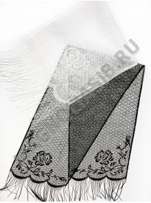Шарф кружевной 120см*28см.