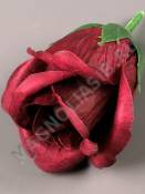 Бутон розы нетк. 3сл 8,5см (бел крас фиол роз мол перс виш микс)/К