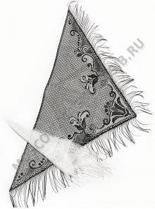 Косынка кружевная 140см*70см.