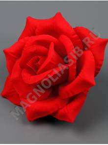 ***Роза бархатная 4сл 15см (красн)/К