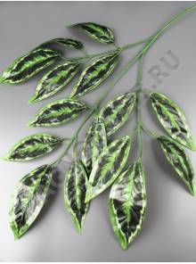 Ветка манго 3 ветки с черной серединкой 70см